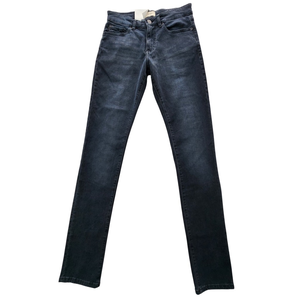 NEW! DL1961 Cooper Tapered Jeans‎ Mens 28W 34L Dark Gray Stretch Denim Slim Fit